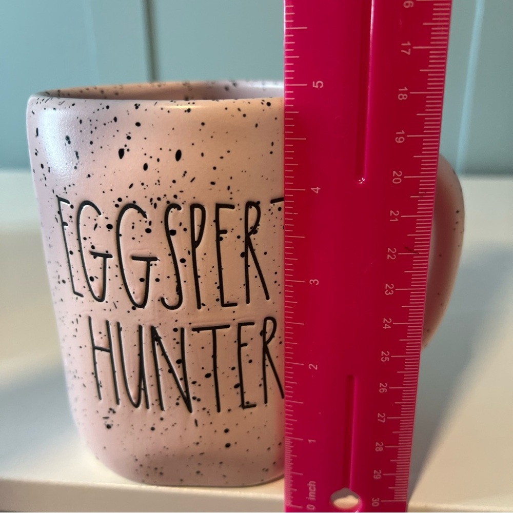 Rae Dunn Artisan Collection Speckled Pink Eggspert Hunter Mug Coffee Cup. 16 oz. - Picture 9 of 9